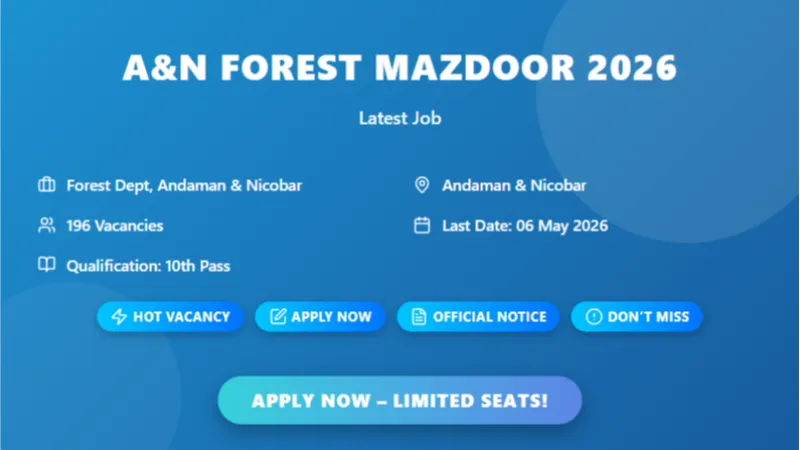 Andaman Forest Mazdoor Recruitment