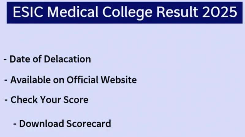 ESIC Medical College & Hospital Alwar Contract Recruitment Result 2025